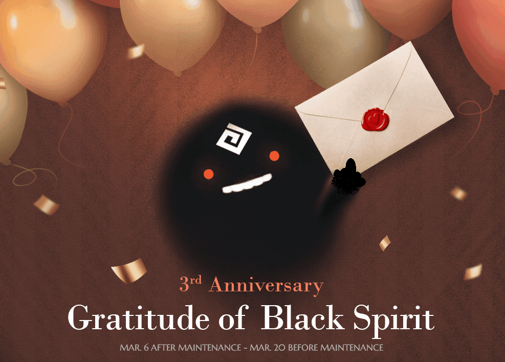 BDO – 06.03.2019 Patch Notes | GRATITUDE OF BLACK SPIRIT