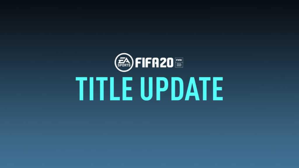 Fifa 20 – First Title Update is NOW LIVE!** | 1.02 Patch Notes