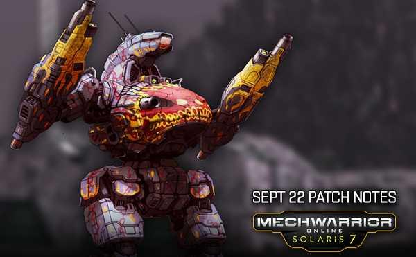 MechWarrior Online – 22 September 1.4.230.0 Patch Notes