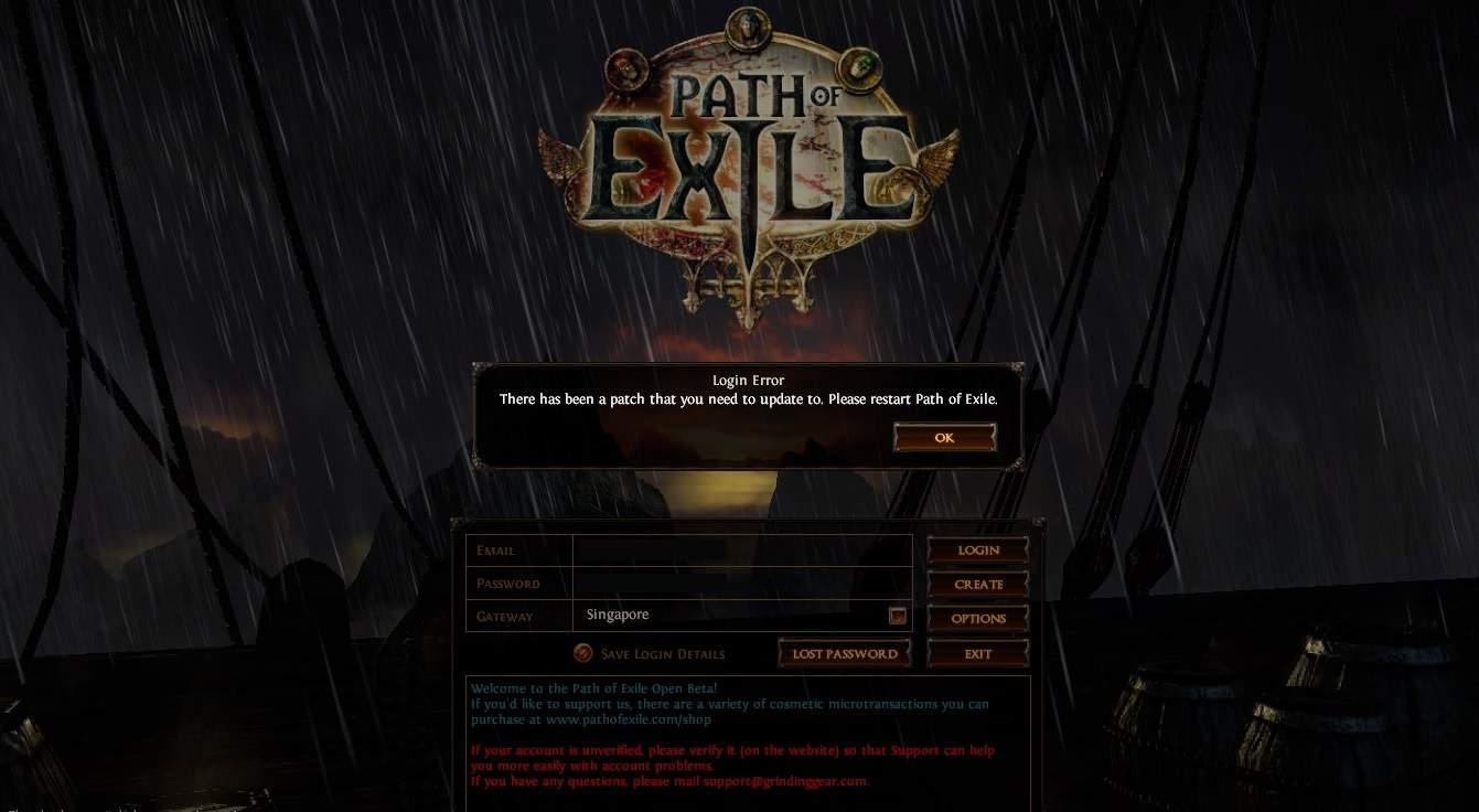 Path of Exile – Client Updated 23.07.2018