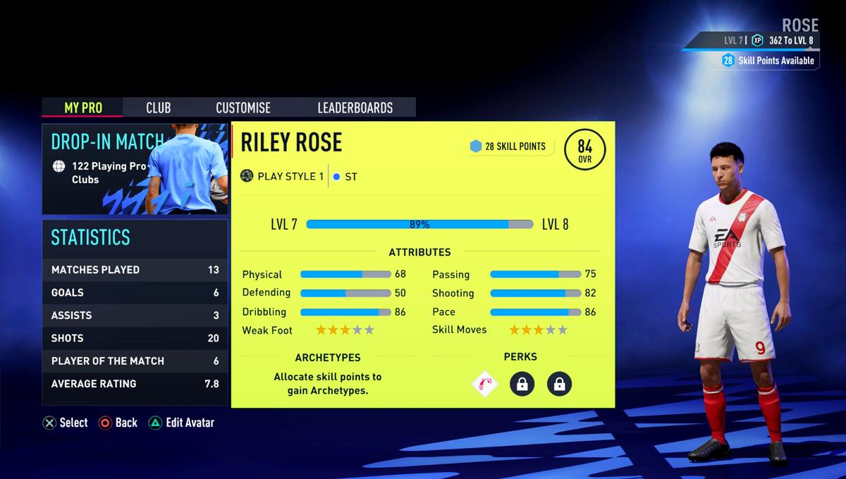 FIFA 22 – Title Update 17 | Pro Clubs: Squad Menu Pitch Line Fix